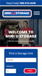 Mobile Screenshot of miniustorage.com